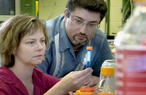 Kim and Guy Caldwell are among the UA researchers who have demonstrated a specific protein's therapeutic potential for Parkinson's disease. The group's findings published in the latest issue of The Journal of Neuroscience. 