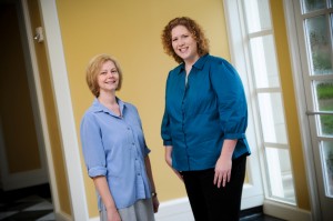 Drs. Kim Caldwell, left, and Laura Busenlehner 