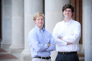 Alabama Dystonia Scholars are Nathan Roberts and John Ricketts