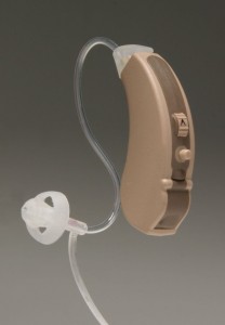 General Hearing Instruments has developed this device, which is part of the new treatment. 