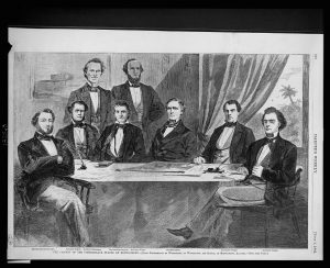 The Cabinet of the Confederacy (Image Courtesy Library of Congress) 