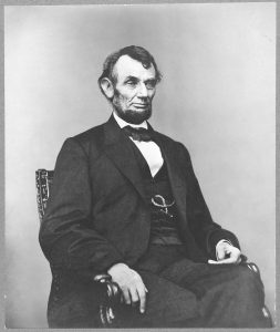 President Lincoln (Image courtesy Library of Congress) 
