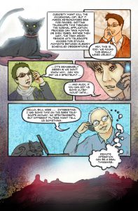One of Galaxy Zoo's success stories, "Hanny's Voorwerp," is highlighted in a comic book. 
