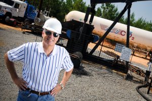 Clark is involved in three projects, funded with nearly $13 million, studying the feasibility of pumping carbon dioxide into the ground for long-term storage. 