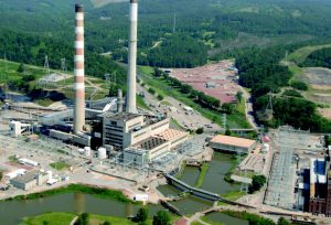 The geology surrounding Alabama Power's Gorgas Steam Plant may be well suited for long-term underground storage of carbon dioxide. (Alabama Power) 