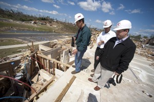 UA's civil engineering team researching tornado damage