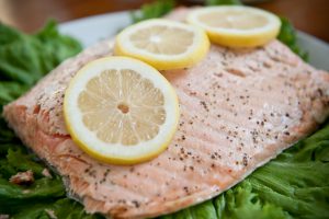 Omega-3 fatty acids, found in salmon and many other foods, are known to be neuroprotective. 