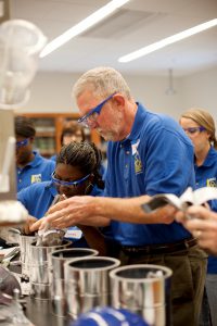 Sixteen teachers spent a week participating in a materials science camp at UA (Samantha Hernandez). 