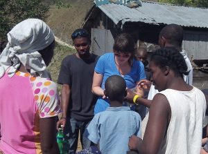 Haley Beech, MSW student at UA, has volunteered and conducted research three times in Haiti since a devastating earthquake in 2010. 