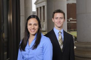 Ria Domier and Josh Moon, both studying chemical and biological engineering at The University of Alabama, are 2013 Goldwater Scholars. 