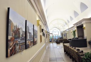 The Wellness Walls for Art is a new program designed to fill the waiting areas at the University Medical Center with bright and vibrant paintings from various area artists. 