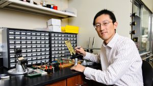 Dr. Xiangrong Shen, assistant professor of mechanical engineering, researches biological and medical robotic systems. 