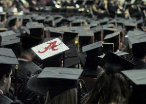 The University of Alabama will hold its winter commencement ceremonies on Dec. 13. 