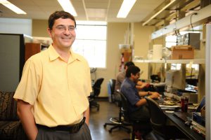 Sazonov is the lead researcher on a $1.8 million NIH grant to test his wearable sensor to track diet. 