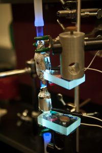 In testing completed at the University, the device, which uses UV light to disinfect water, killed more than 99 percent of pathogens. 