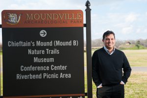 Dr. Alexander Benitez took on the role of Moundville Archaeological Park director Feb. 1. 