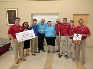Members of the Alabama Astrobotics team who attended the NASA Sample Return Robot Challenge at the awards ceremony after completing the first leg of the contest. 