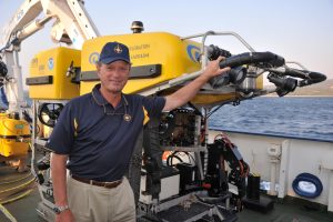 Dr. Robert Ballard, courtesy of the Institute for Exploration and National Geographic.
