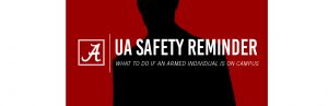 U A Safety Reminder logo
