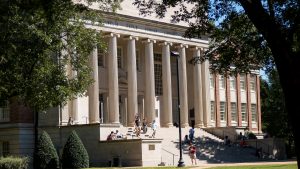 Gorgas Library on The University of Alabama Quad 