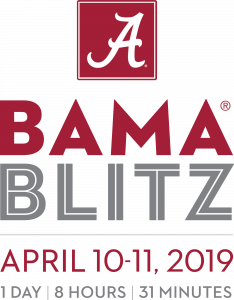 Bama Blitz, April 10-11, 2019, 1 day, 8 hours, 31 minutes