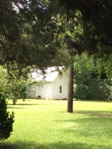An old slave house on the Magnolia Grove property in Greensboro