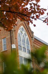 window at Clark Hall