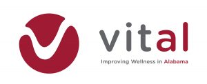 A logo of Vital.