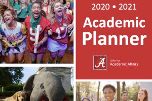 The cover of the 2020-2021 academic planner