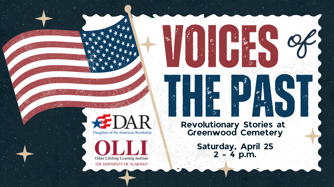 Voices of the past, revolutionary stories at greenwood cemetery, Saturday April 25, 2-4 p.m.